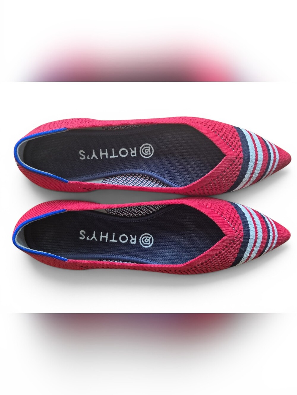Rothy's Women's Pointed Toe Captoe Flats - Picture 2 of 11